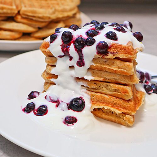 🥣Golden Oat Waffles